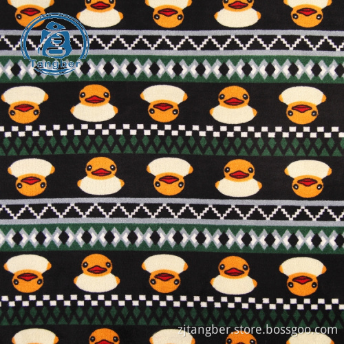Tissu de velours de couverture de canapé 100% polyester imprimé personnalisé
